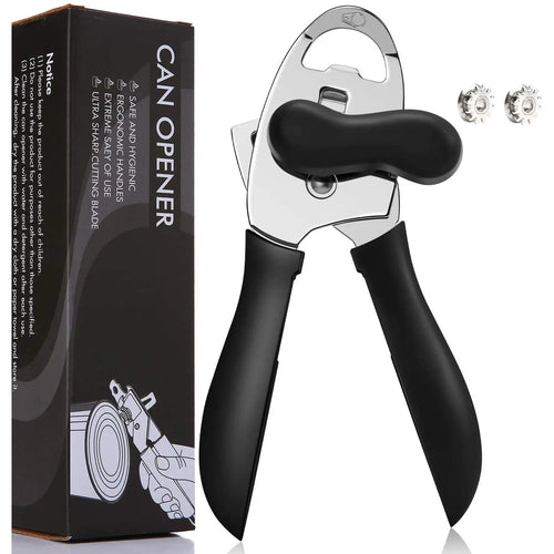 Manual Can Opener-Smooth Edge Ultra Sharp-Durable 4 in1 Stainless Steel Hand Held Pattan Australia