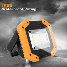 Load image into Gallery viewer, 2 Pcs 30W,1500LM LED Work Light, Rechargeable, Portable, Waterproof LED Flood Lights for Outdoor, Emergency Repairing
