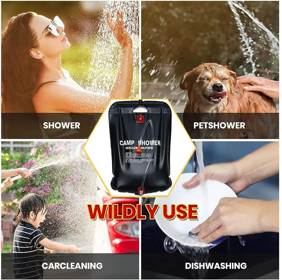 Outdoor Pop Up Shower, Toilet Portable Camping Tent Instant Privacy with 20L Shower Bag Pattan Australia
