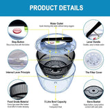 Salad Spinner Large Multifunctional 4.5 Quart Design BPA Free, Manual, Crank Handle & Locking Fruits and Vegetables Dryer Pattan Australia