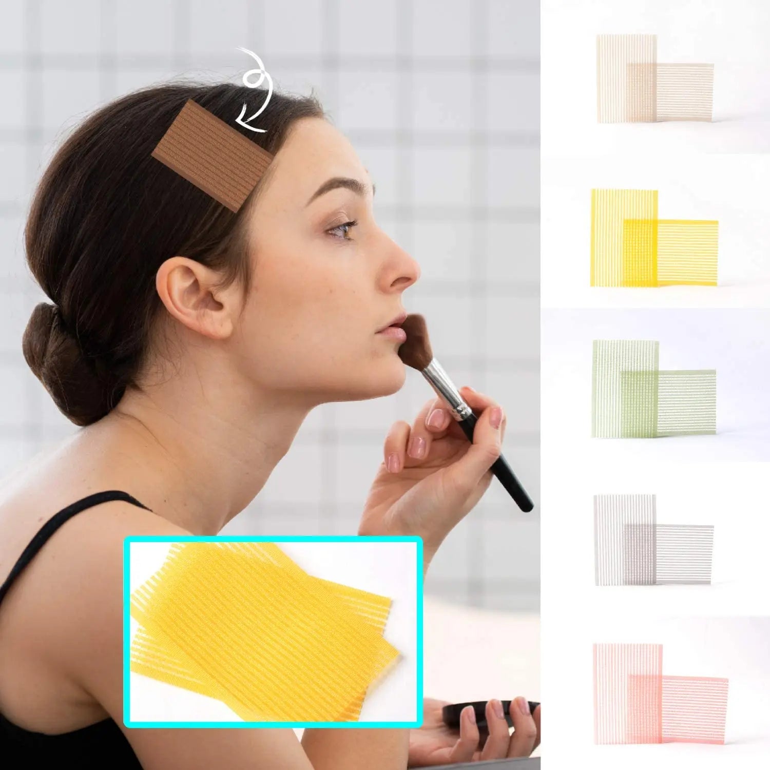 GoGlittering Hair fringe Organizing Pad Pattan Australia