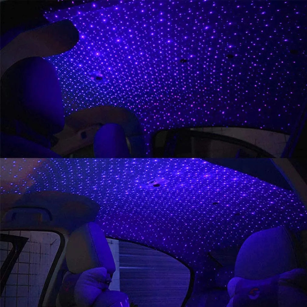 Star Projector Night Light, Adjustable ,Romantic, Interior Car Lights and Portable, Decorations for Car, Ceiling, Bedroom, Party pattanaustralia