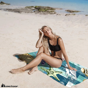 Meteor Quick Dry Beach Towel - Sand Free, Microfiber, Lightweight, Fast Absorbent Pattan Australia