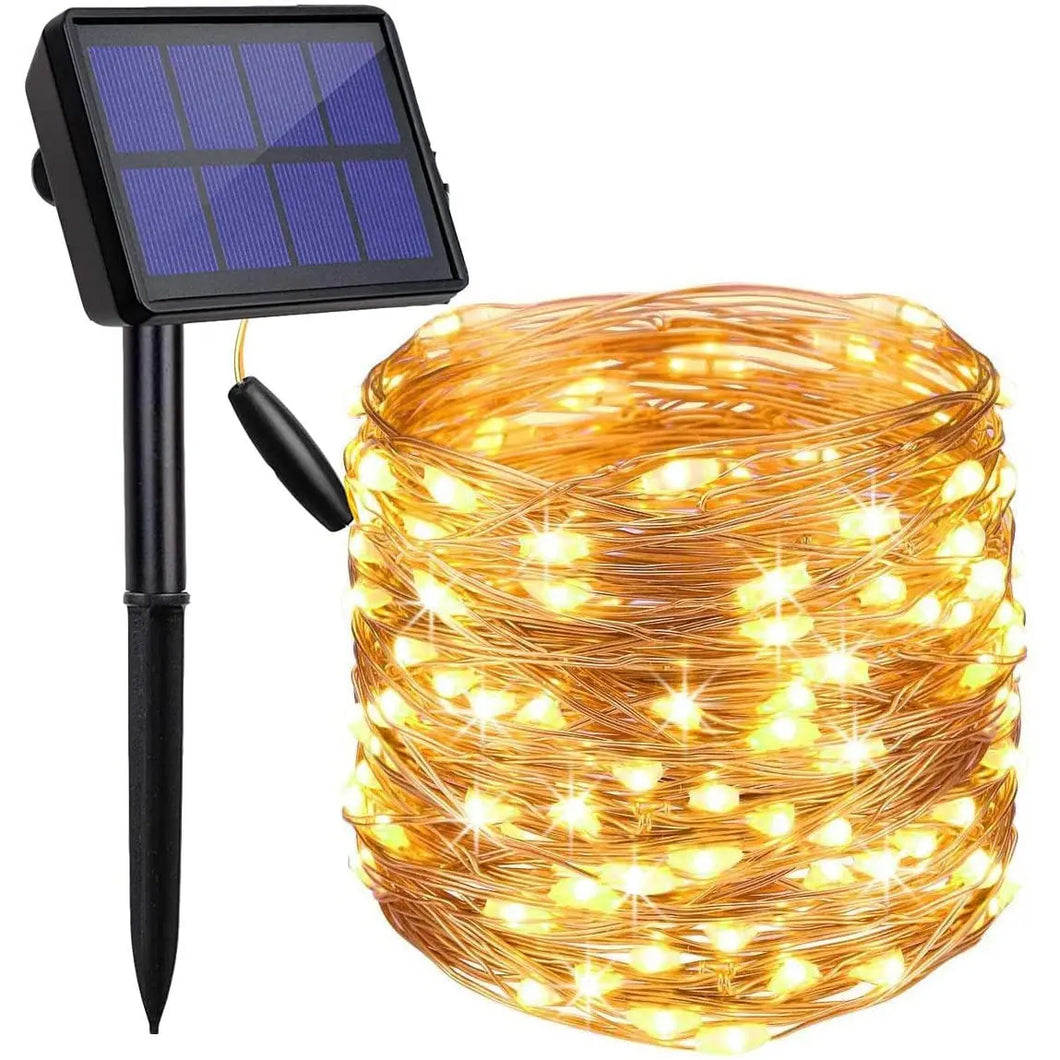 Fairy Light with 8 Lighting Modes,20M,200 LEDs, Waterproof Outdoor Solar Lighting for Home, Garden pattanaustralia