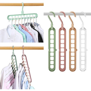 FIFATA 4 Pack Magic Hangers Space Saving Clothes Hangers Organizer, 4 Pack pattanaustralia