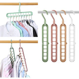 FIFATA 4 Pack Magic Hangers Space Saving Clothes Hangers Organizer, 4 Pack pattanaustralia