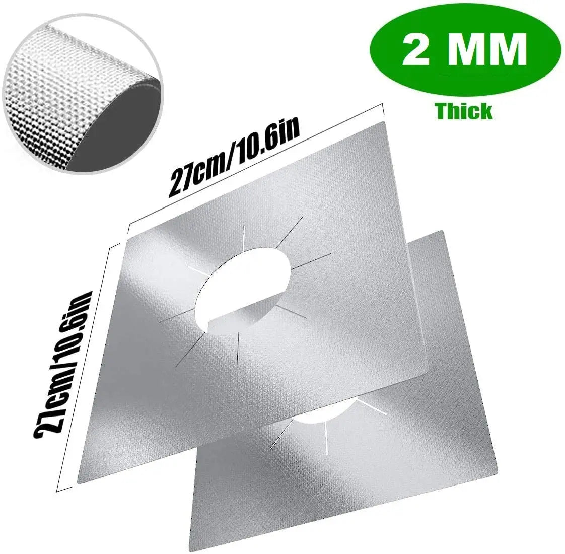 4-Pack Reusable Non-Stick Foil Gas Hob Range Stove Top Burner Protectors Liner Cover Pattan Australia