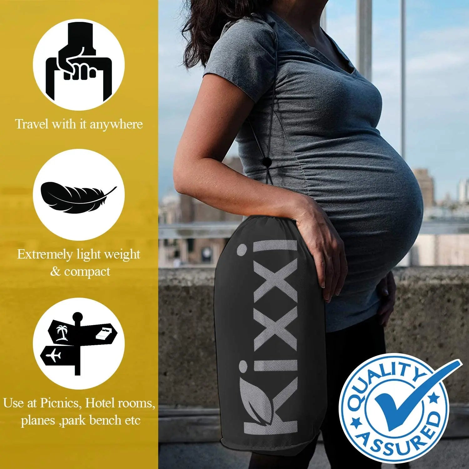 Baby Wedge and back support pillow with Memory foam. Support Belly, Knees, Body & Back Pattan Australia