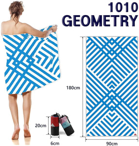 Meteor Quick Dry Beach Towel - Sand Free, Microfiber, Lightweight, Fast Absorbent Pattan Australia