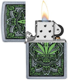 Zippo Cypress Hill Street Chrome Lighter, One Size pattanaustralia