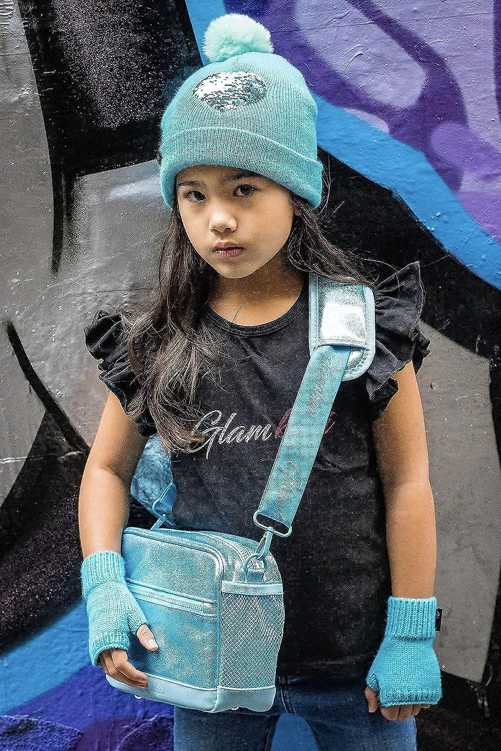 Small Messenger Bag for Kids, Mini Crossbody Bags for Girls Boys, Small Kids Lunch Bag, Mini Shoulder Bag