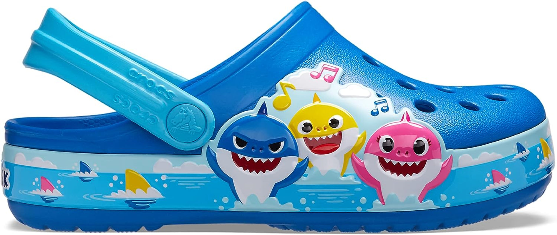 Unisex-Child Kids' Baby Shark Band Clog