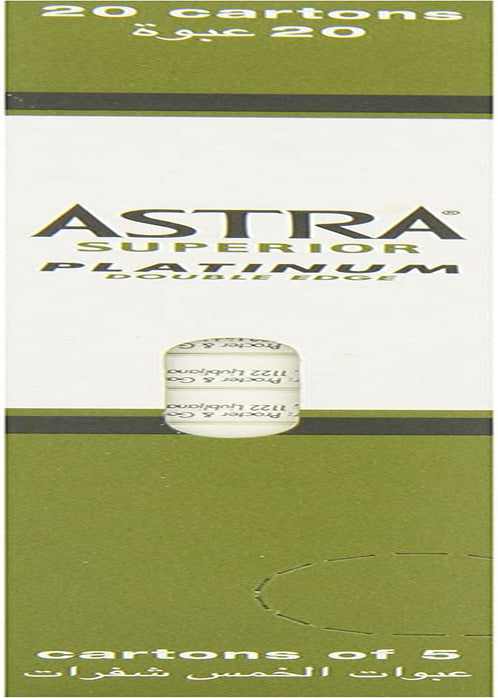 Platinum Double Edge Safety Razor Blades, 100 Blades (20 X 5)
