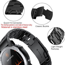 Load image into Gallery viewer, 22 26Mm Titanium Alloy Metal Quick Release Watchband Straps for Garmin Fenix 7 7X 6 6X Pro 5 5X plus Instinct 2 Easyfit Bracelet
