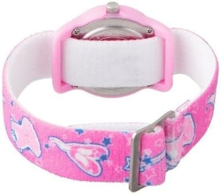 Kid'S Analog 28 Mm Elastic Fabric Strap Watch