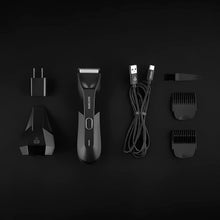 Load image into Gallery viewer, MANSCAPED™ Electric Groin Hair Trimmer, the Lawn Mower™ 4.0, Replaceable Skinsafe™ Ceramic Blade Heads, Waterproof Wet / Dry Clippers, Rechargeable, Wireless Charging, Male Body Hair Groomer

