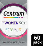 for Women 50+, Multivitamin with Vitamins & Minerals to Support Vitality, Immunity, Bone Health & Post Menopausal Health, 60 Tablets
