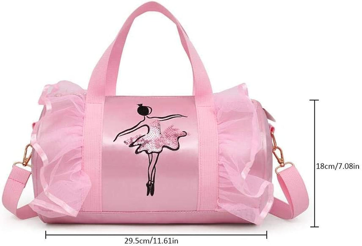 Dance Bag for Girls,Dance Bags for Little Girls Toddler Dance Bag Tutu Bag - Gymnastics Bag Girls Dance Bag Ballet Bags for Girls 4-10