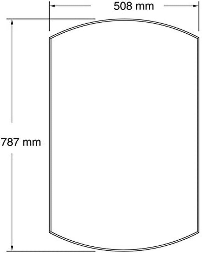 3073-NA Archer 20" W X 31" H Aluminum Single-Door Bathroom Medicine Cabinet with Mirror, Recessed or Surface Mount Bathroom Wall Cabinet, Beveled Edges