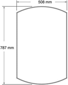 3073-NA Archer 20" W X 31" H Aluminum Single-Door Bathroom Medicine Cabinet with Mirror, Recessed or Surface Mount Bathroom Wall Cabinet, Beveled Edges