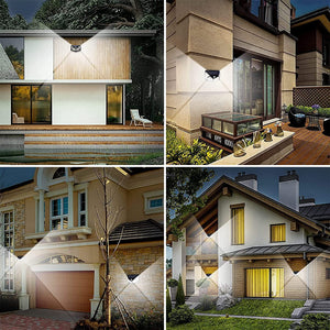 10 Packs Solar Lights Outdoor, Efficient Wireless Motion Solar Sensor Lights with 3 Light Modes, IP65 Waterproof Solar LED Light for Garden, Patio, Driveway Path Outdoor Scene