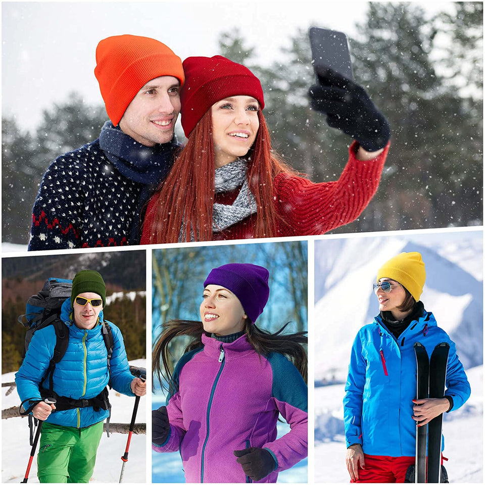 Beanie for Men Women Winter Skullies Cap Thermal Accessories