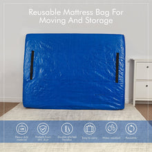Load image into Gallery viewer, Mattress Bag with Handles for Moving and Storage - Queen Size - Extra Thick, Reusable, Waterproof Material - Strong Zipper (Blue, Queen)
