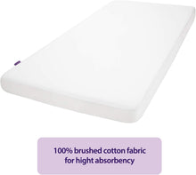 Load image into Gallery viewer, Waterproof Mattress Protector, Cotton Fitted Sheet for Small Double Bed - White 120X190X30 Cm
