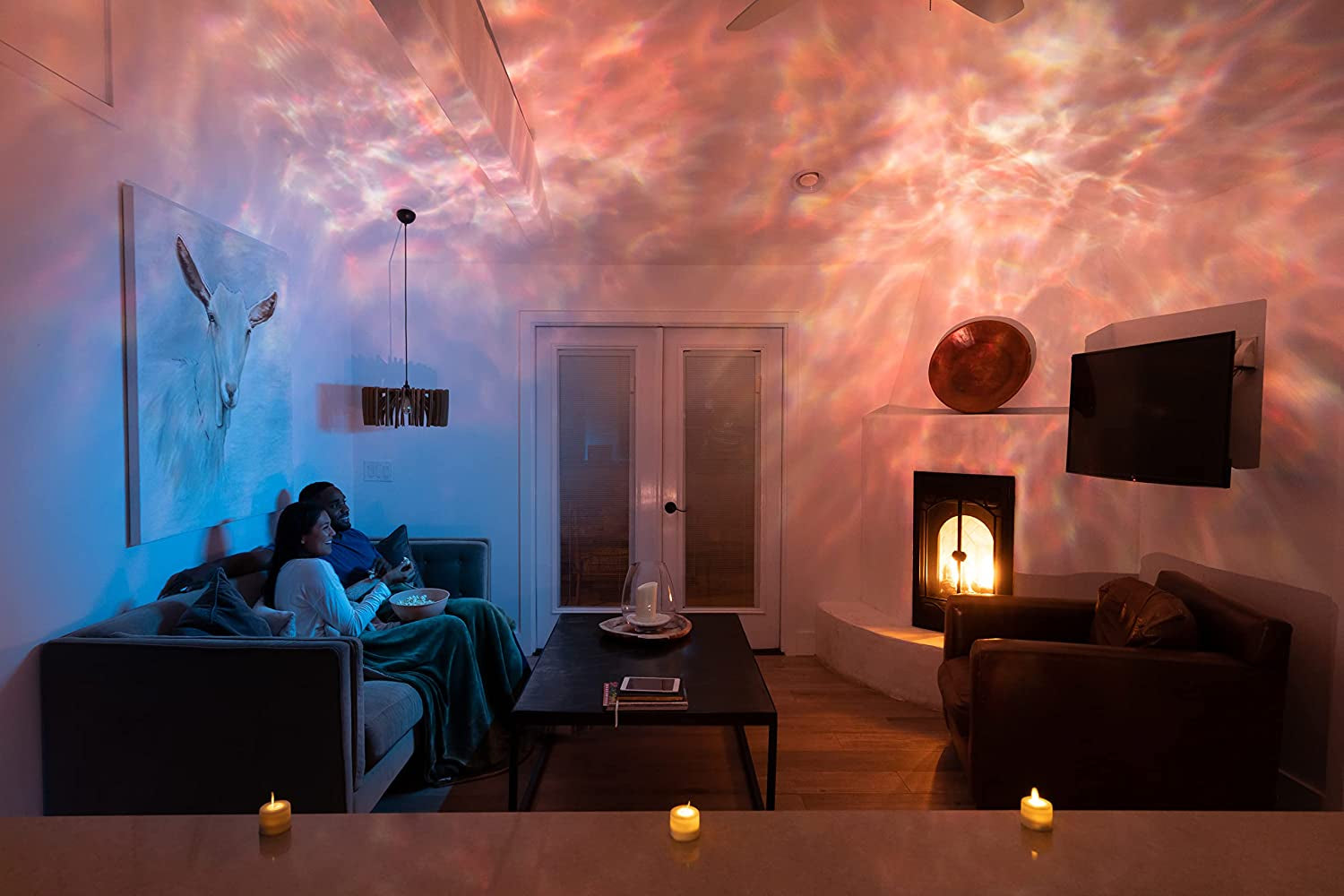Sky Lite Evolve - Galaxy Projector, LED Nebula Lighting, Wifi App, for Meditation, Relaxation, Gaming Room, Home Theater, and Bedroom Night Light Gift (Nebula Cloud Only)