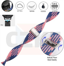 Load image into Gallery viewer, Stretchy Solo Loop Strap for Garmin Tactix Delta Strap 26Mm Elastic Nylon Braided Watchbands (Color : B, Size : 26MM)
