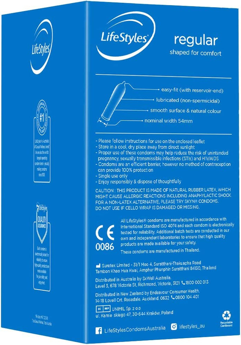 Regular Condom 1 Pack, 40 Count