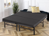 Trifold Folding Mattress Camping Foldable Bed | Portable Travel Trailer Floor Bedding, Memory Foam - Double