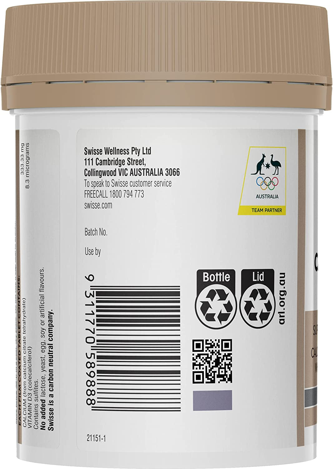 Ultiboost Calcium + Vitamin D 90 Tablets