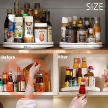Load image into Gallery viewer, 12 Inch Lazy Susan Turntable 2 Pack , Non-Skid Rotating Spice Rack Spinning Organizer for Cabinet, Kitchen, Fridge, Countertop, Pantry Organization and Storage, Vanity Display Stand
