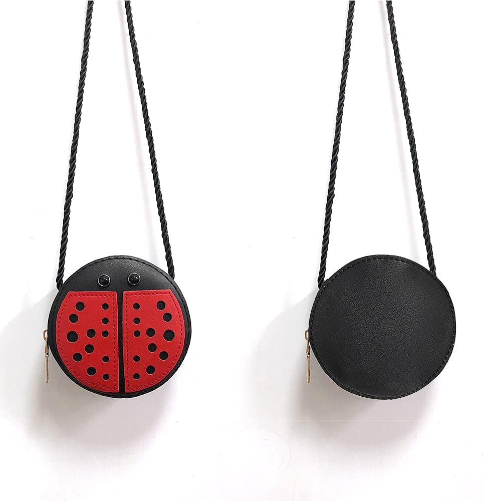 Little Girl Purse Cute Ladybug Shoulder Messenger Bag for Christmas