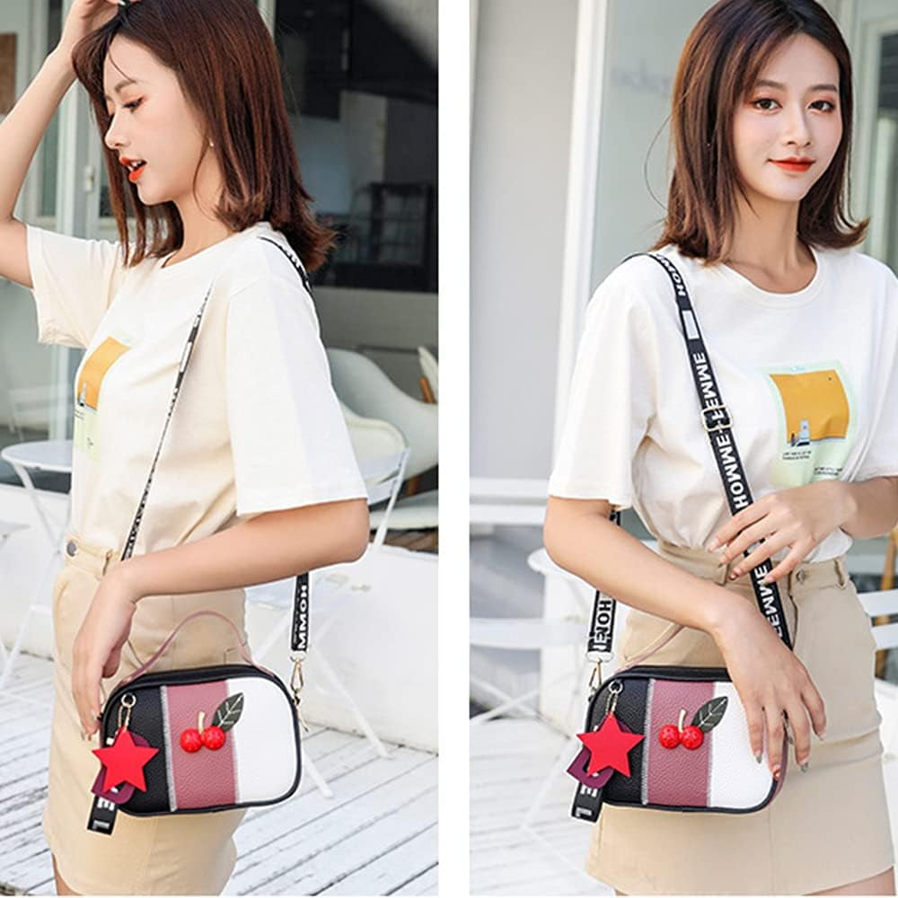 Trendy Girls Crossbody Purse for Kids Women Leather Roomy Bag for Little Girls Toddler