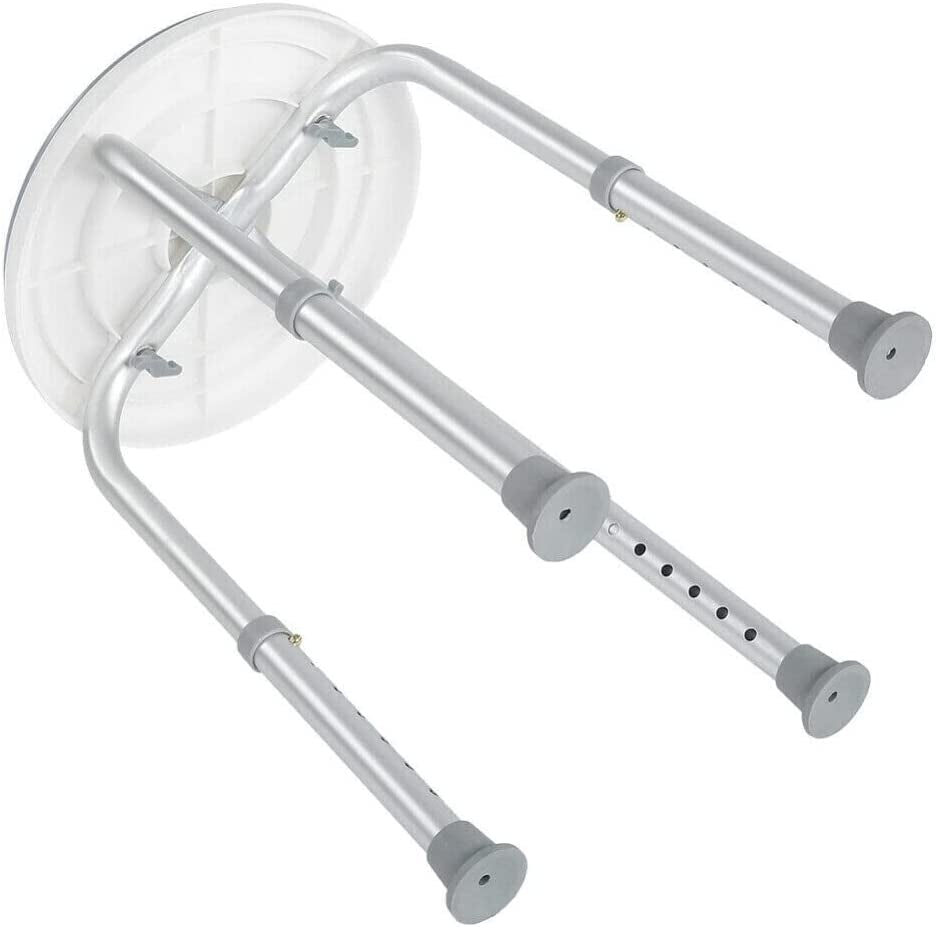 Adjustable Bath Shower Stool Height Adjustable Chair Seat Rotating Swivel Round
