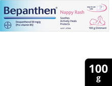 Load image into Gallery viewer, Bepanthen Nappy Rash Ointment Has a Unique Dual Action to Help Treat and Prevent Nappy Rash, Soothing and Hydrating Baby Skin Ointment, 100 G

