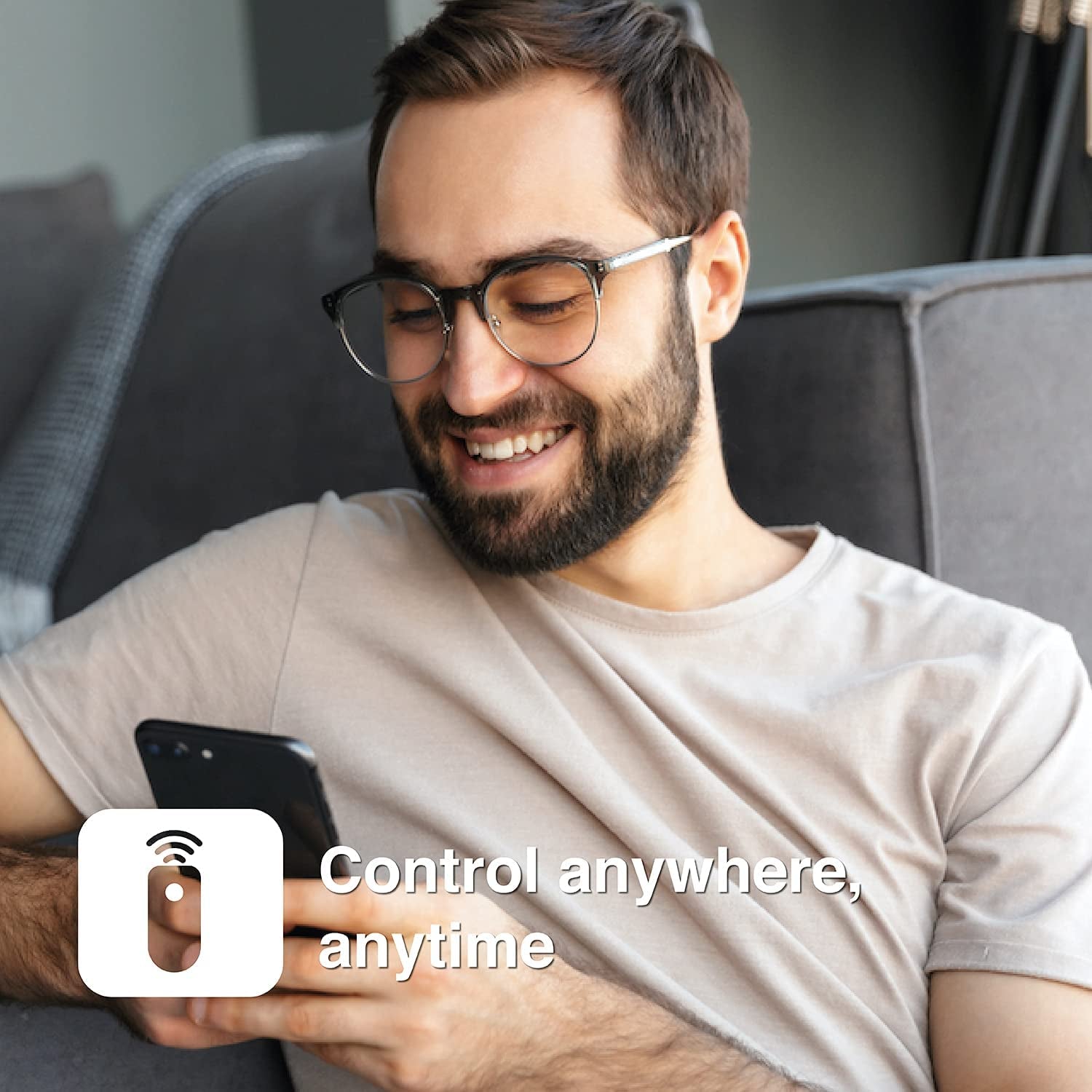Wifi Smart White Dimmable LED Bulb B22 Google Home Alexa