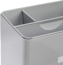 Load image into Gallery viewer, Industrial First Aid Box - Vintage Style 2-Tier Steel Medicine Storage Organiser - Grey
