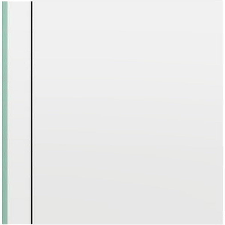 Welba Bathroom Cabinet with Mirror Adjustable Shelves Cupboard Shower Mirror Cabinet Wall Mount Storage Cabinet 90 X 72Cm
