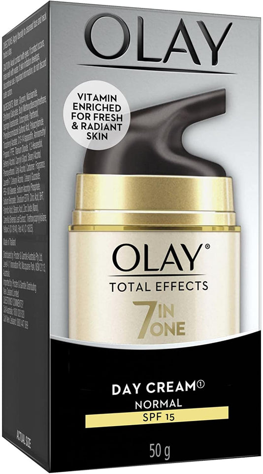 Total Effects Face Cream Moisturiser Normal SPF 15 50G