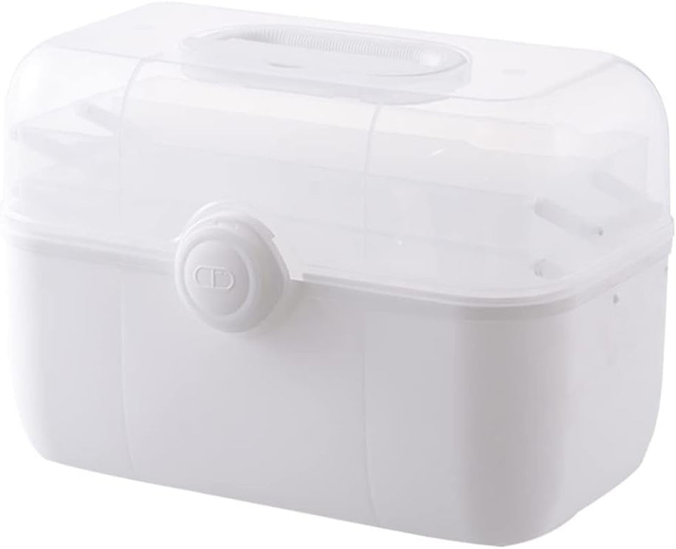 First Aid Storage Organizer Medical Box First Aid Box Medicine Box Family Emergency Storage Box Organizer with Portable Handle for Home Medicine S First Aid Organizer