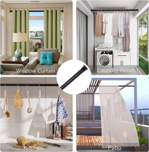Load image into Gallery viewer, Tension Shower Curtain Rod, Short Small No Drilling Adjustable Window Curtain Rod for Bathroom, Indoor Decor
