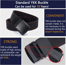 Load image into Gallery viewer, Nylon Belt for Men, Military Tactical Belt with YKK Plastic Buckle, Durable Breathable Waist Belt for Work Outdoor Cycling Hiking Skiing,Adjustable for Pants Size below 46Inches[53&quot;Long1.5&quot;Wide]
