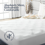 100% Waterproof Mattress Protector Queen - Luxury Comfort Bamboo Mattress Protector - Super Protective Leak-Proof Barrier - Hypoallergenic & Breathable Mattress Cover - Soft, Crinkle Free & Noiseless