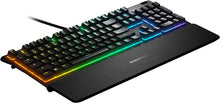 Load image into Gallery viewer, Apex 3 Whisper Quiet IP32 Water &amp; Dust-Resistant Gaming Keyboard - Prism 10-Zone RGB Illumination - Premium Magnetic Wrist Rest
