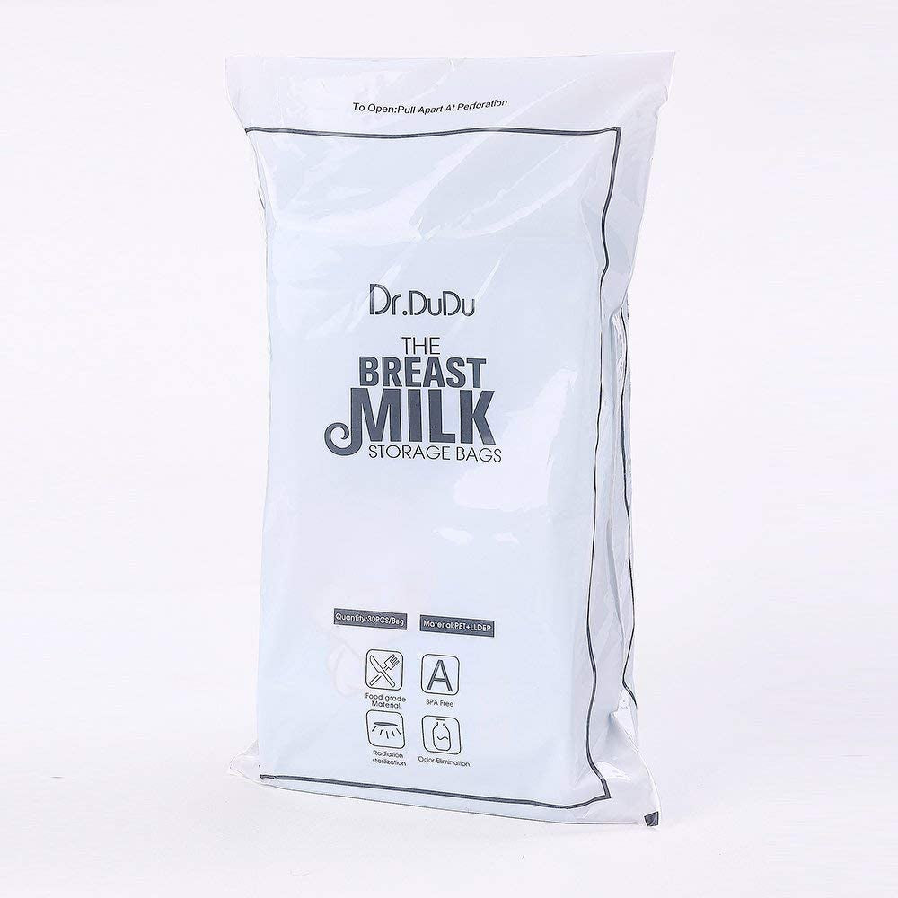 Breast Milk Storage Bags, 200Ml, 120 Pack (Bpa-Free, Secure Double-Zipper, Pre-Sterilised)
