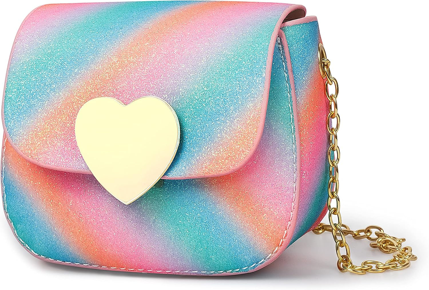 Little Girls Purse Cute Mini Toddler Crossbody Purse Kids Purses for Girls Rainbow Purse for Little Girls