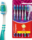 Zig Zag Manual Toothbrush, Value 6 Pack, Soft Bristles, Interdental Reach